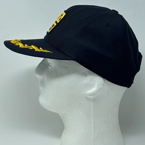 Vintage 80s Commander US Third Fleet Hat Baseball Cap USN Navy USA Snapback Blue - Picture 6 of 10